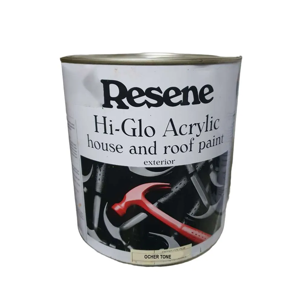 Resene Hi-Glo Gloss Acrylic Ocher Tone 4L