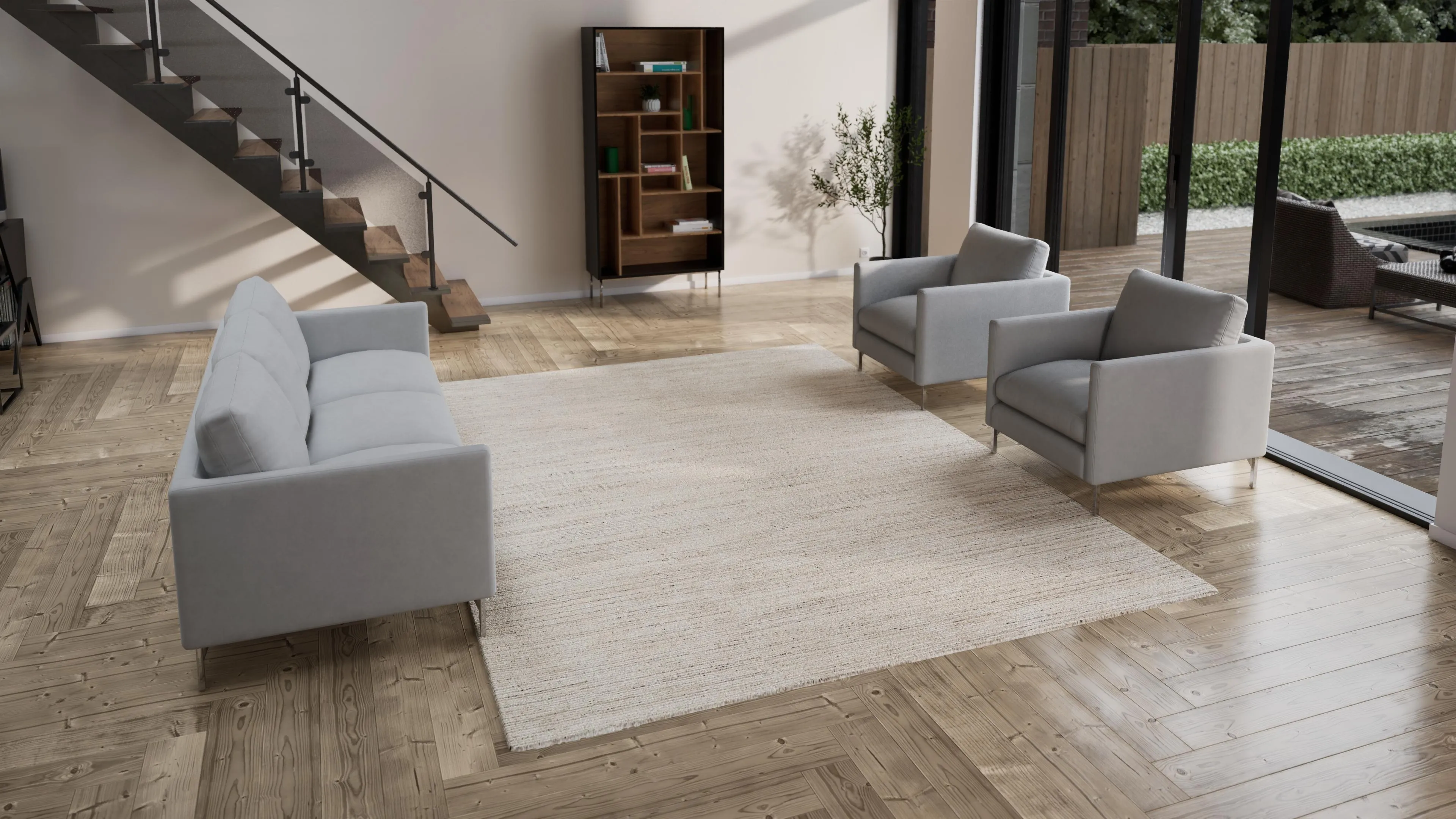 Ribbed Essentials Rug - Sand