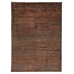 Rust Modern Wool Blend Rug - 9'3" x 11'10"