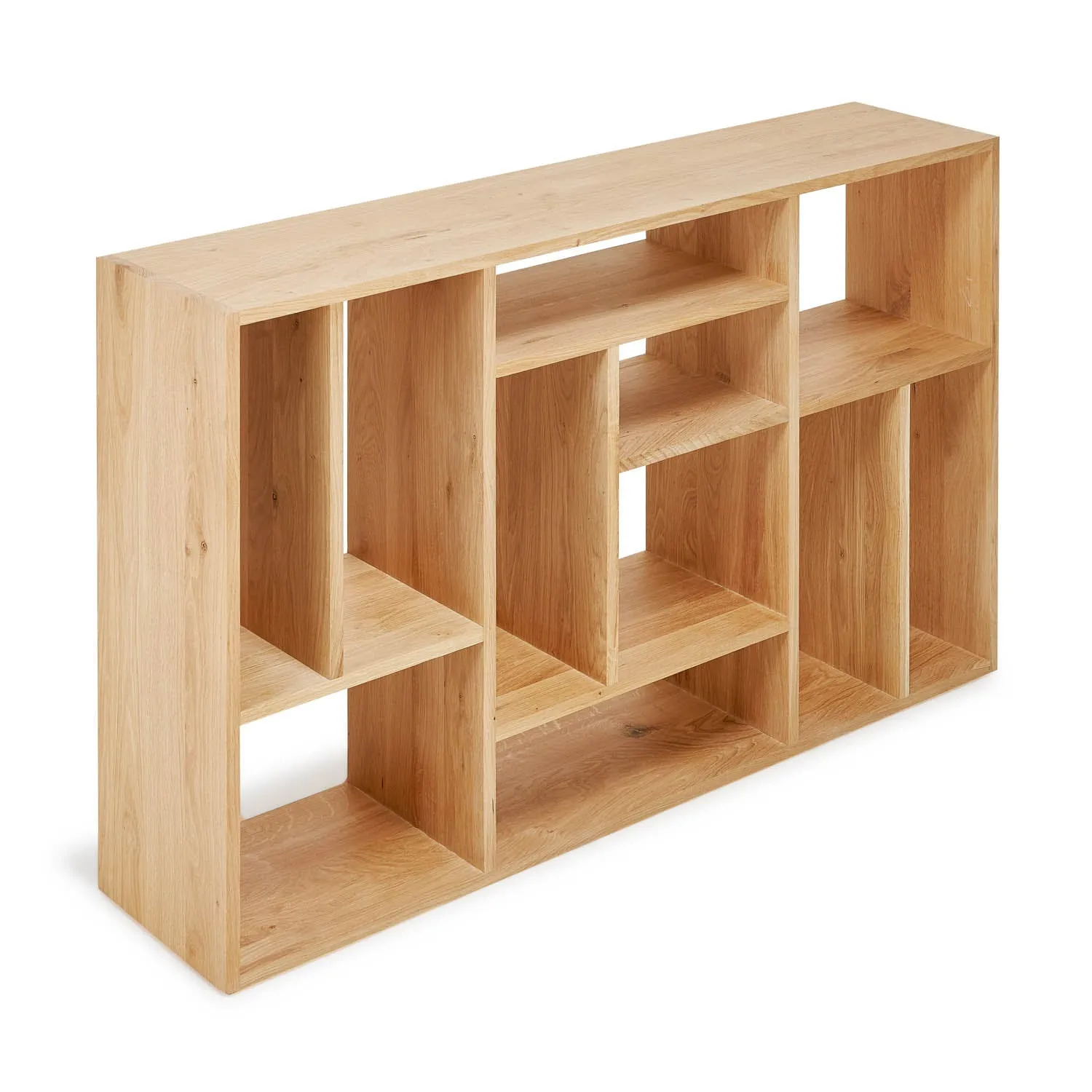 Small Oak M-Rack Bookcase