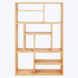Small Oak M-Rack Bookcase