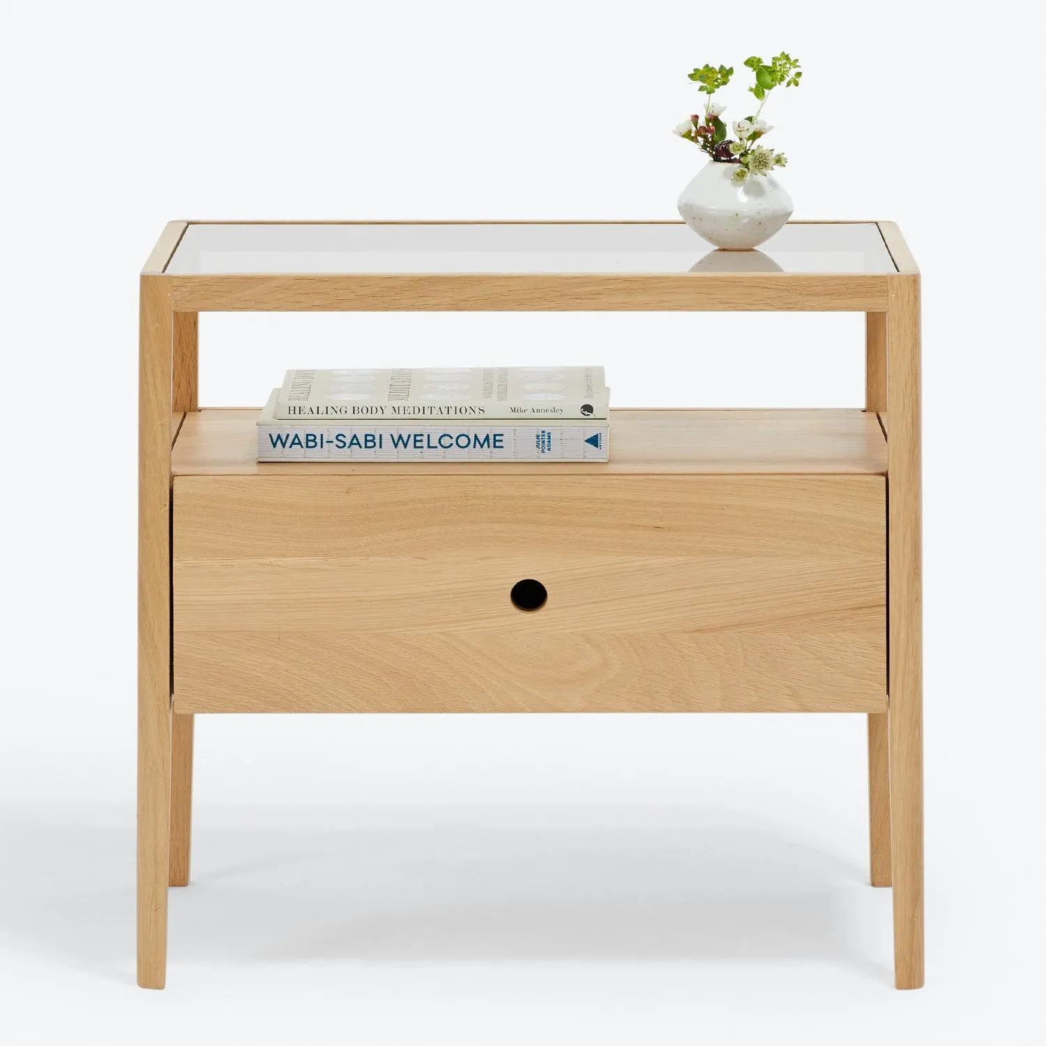 Spindle Oak Nightstand