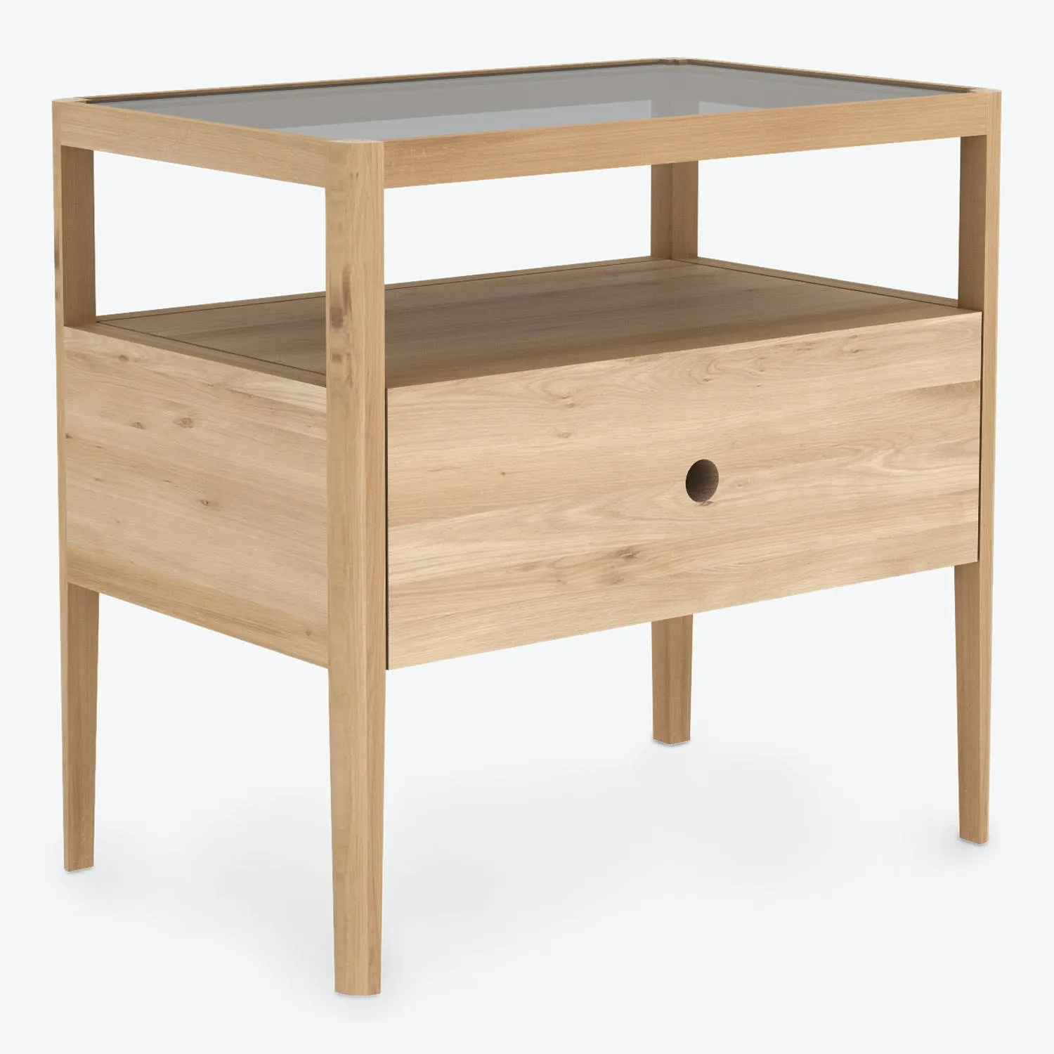 Spindle Oak Nightstand