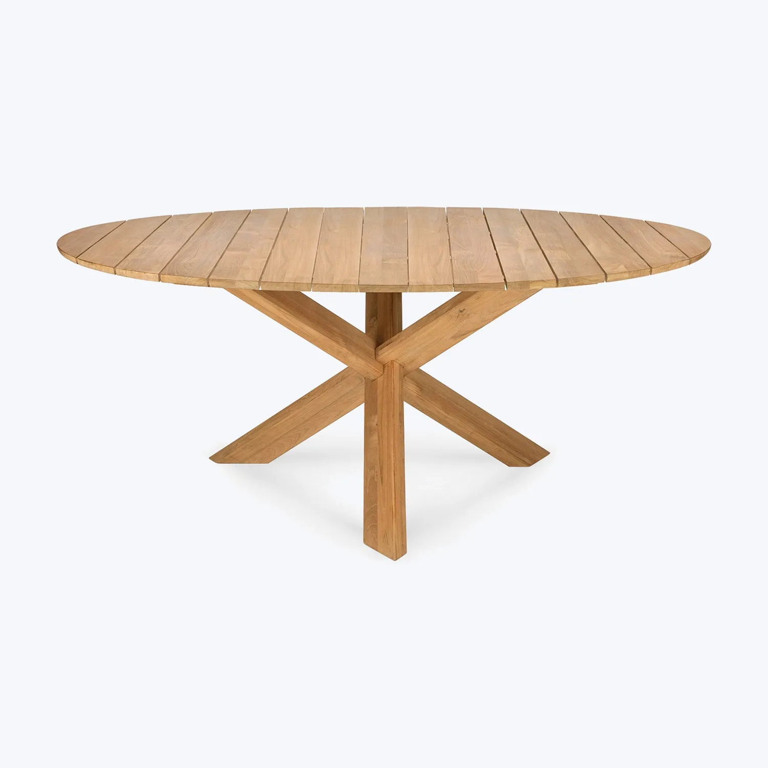 Teak Circle Outdoor Dining Table