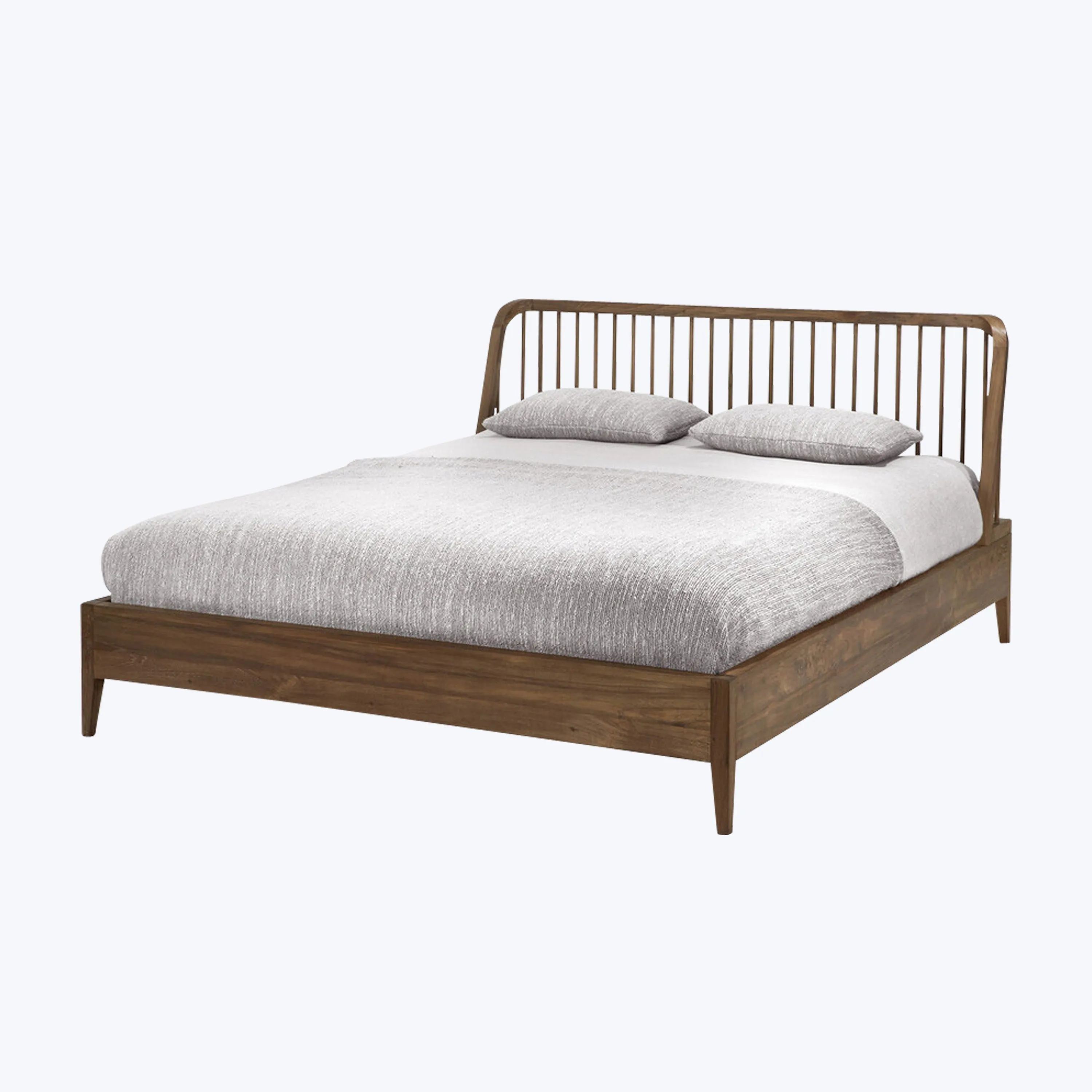 Teak Spindle Bed