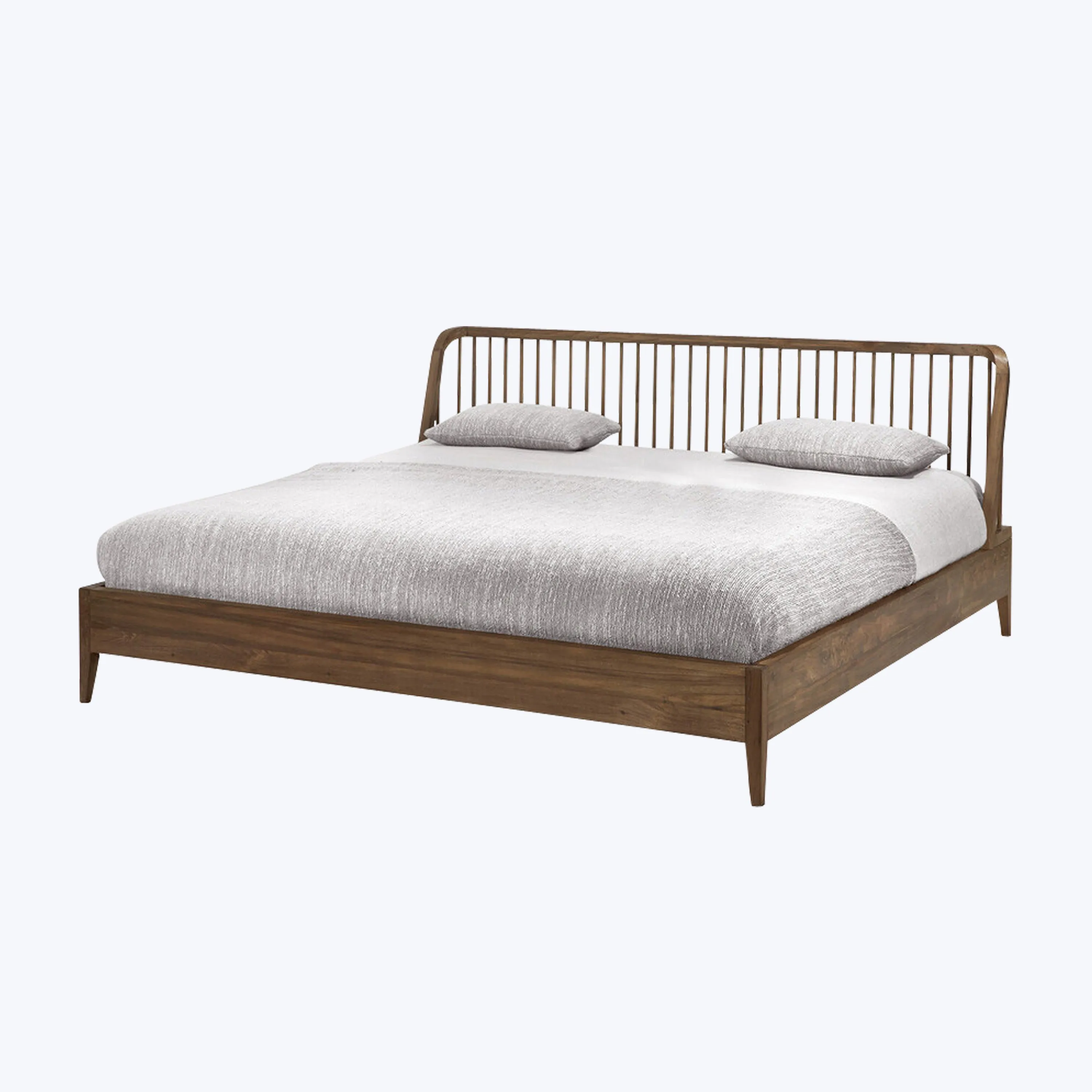 Teak Spindle Bed