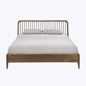 Teak Spindle Bed