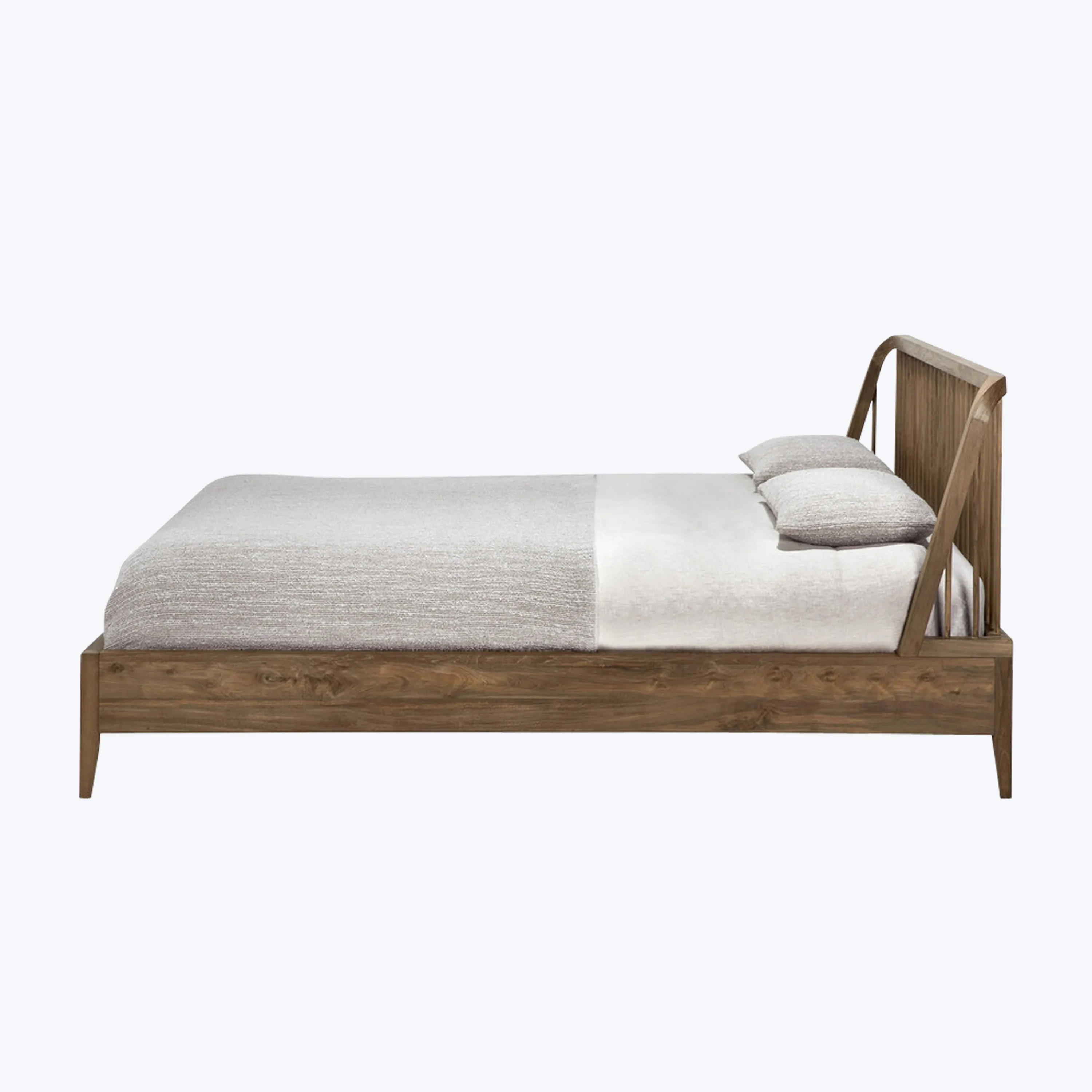 Teak Spindle Bed
