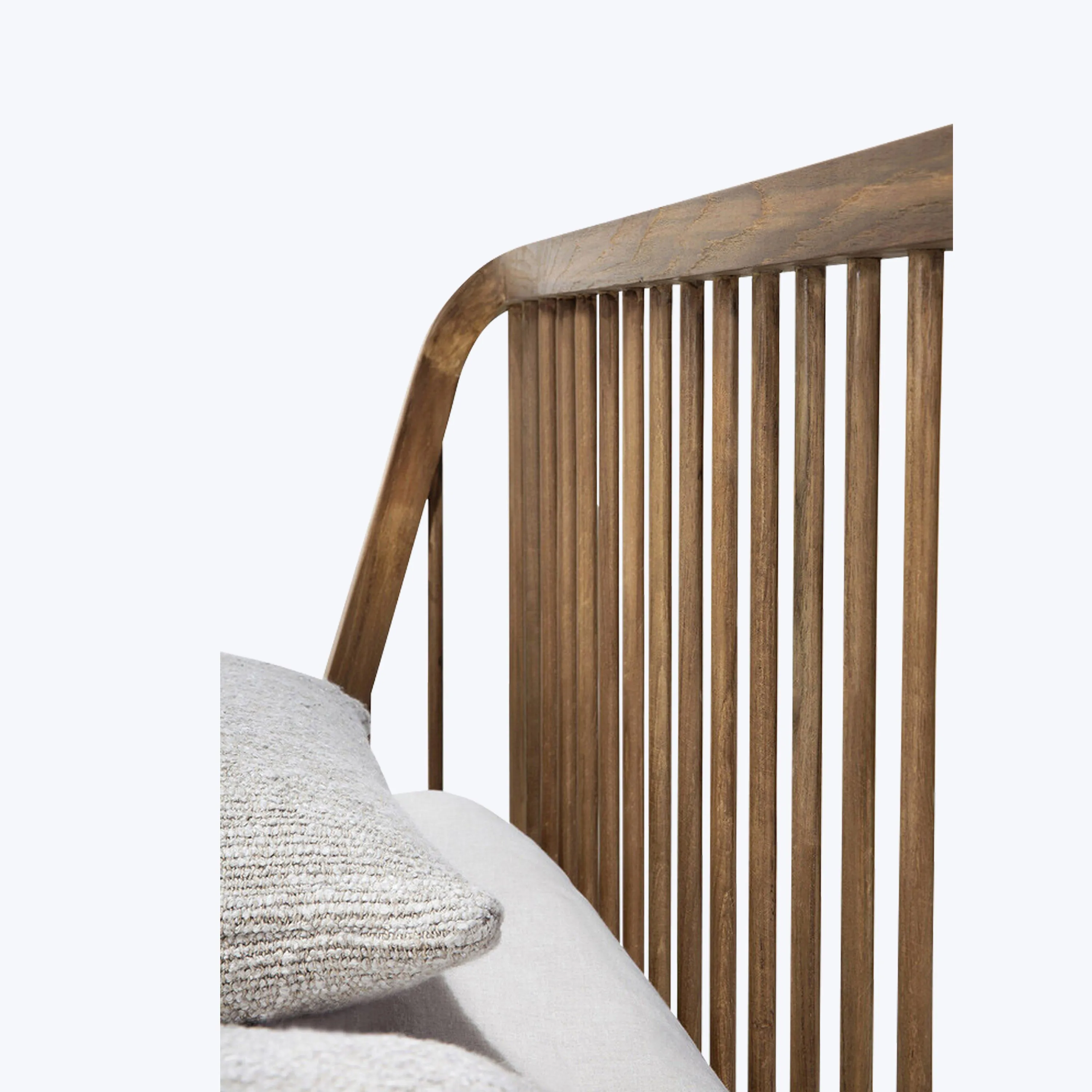 Teak Spindle Bed
