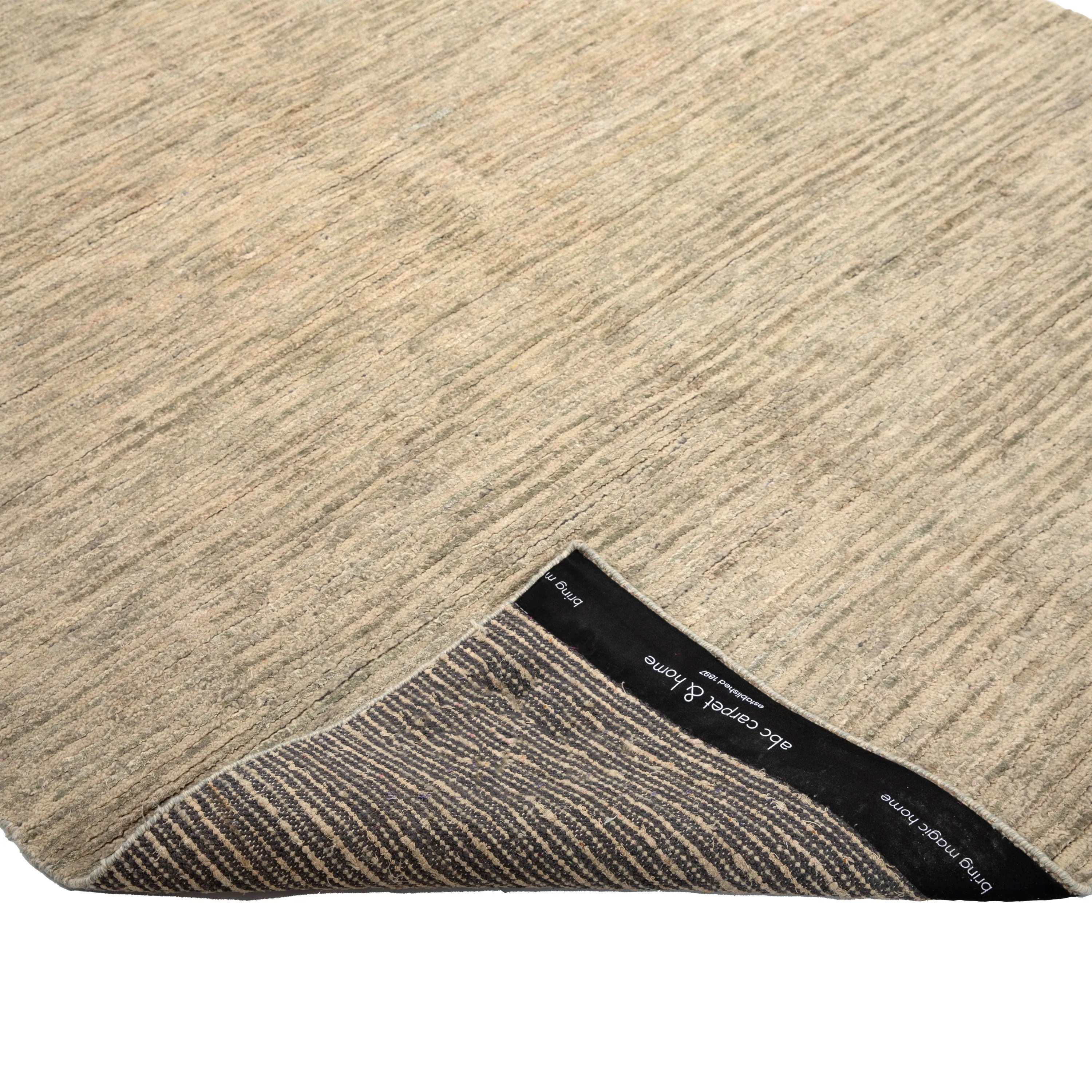 Textured Wool Silk Blend Rug - 6' x 9'