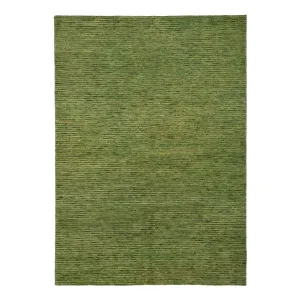Textured Wool Silk Blend Rug - 6' x 9'