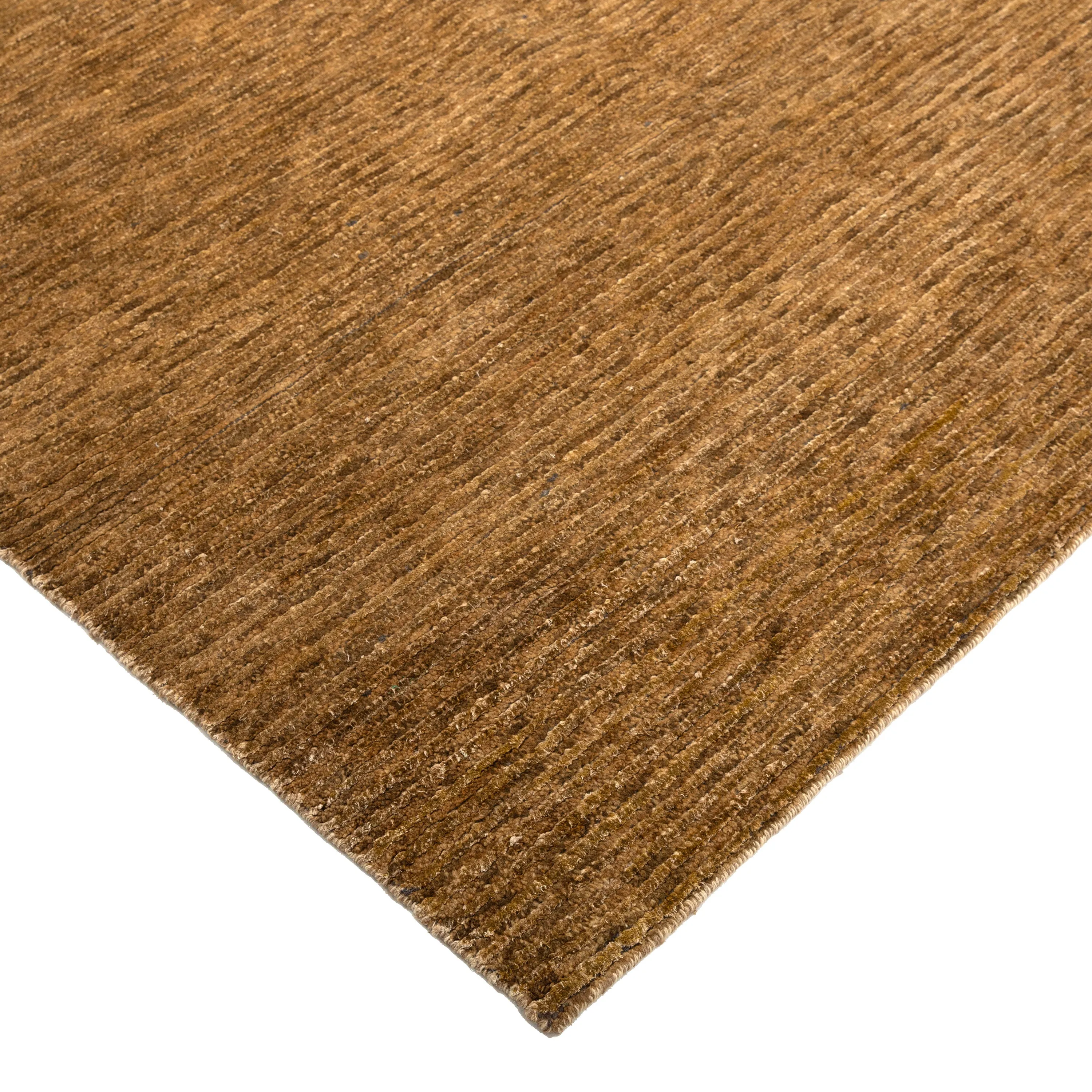 Textured Wool Silk Blend Rug - 6' x 9'
