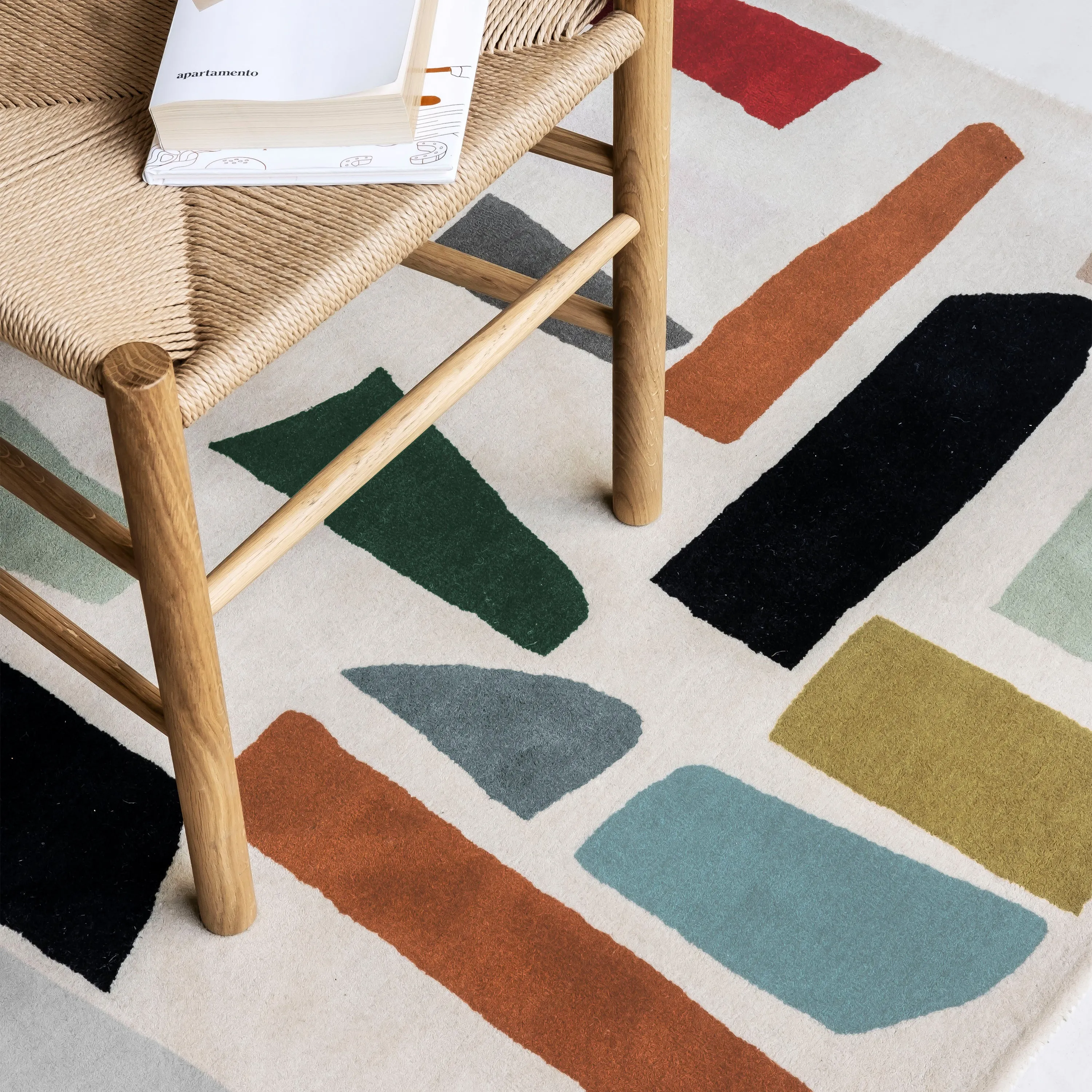 Tones Tufted Pieces Rug