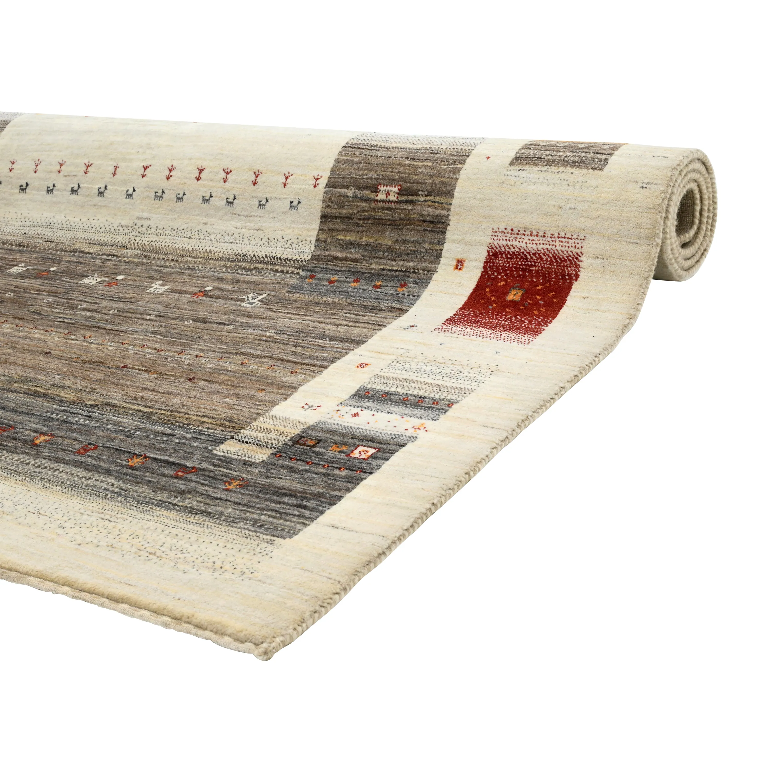 Tradtional Gabbeh Wool Rug