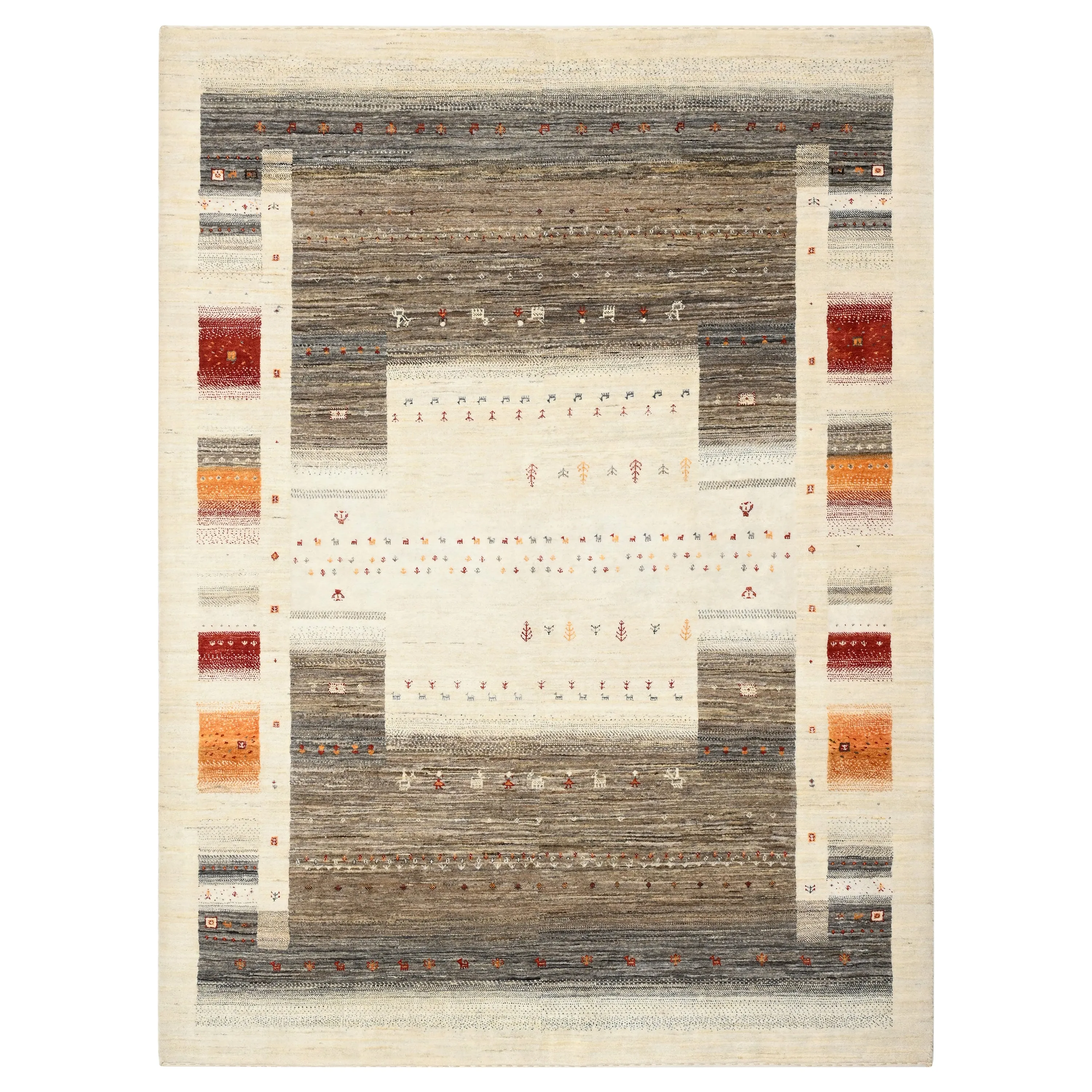 Tradtional Gabbeh Wool Rug