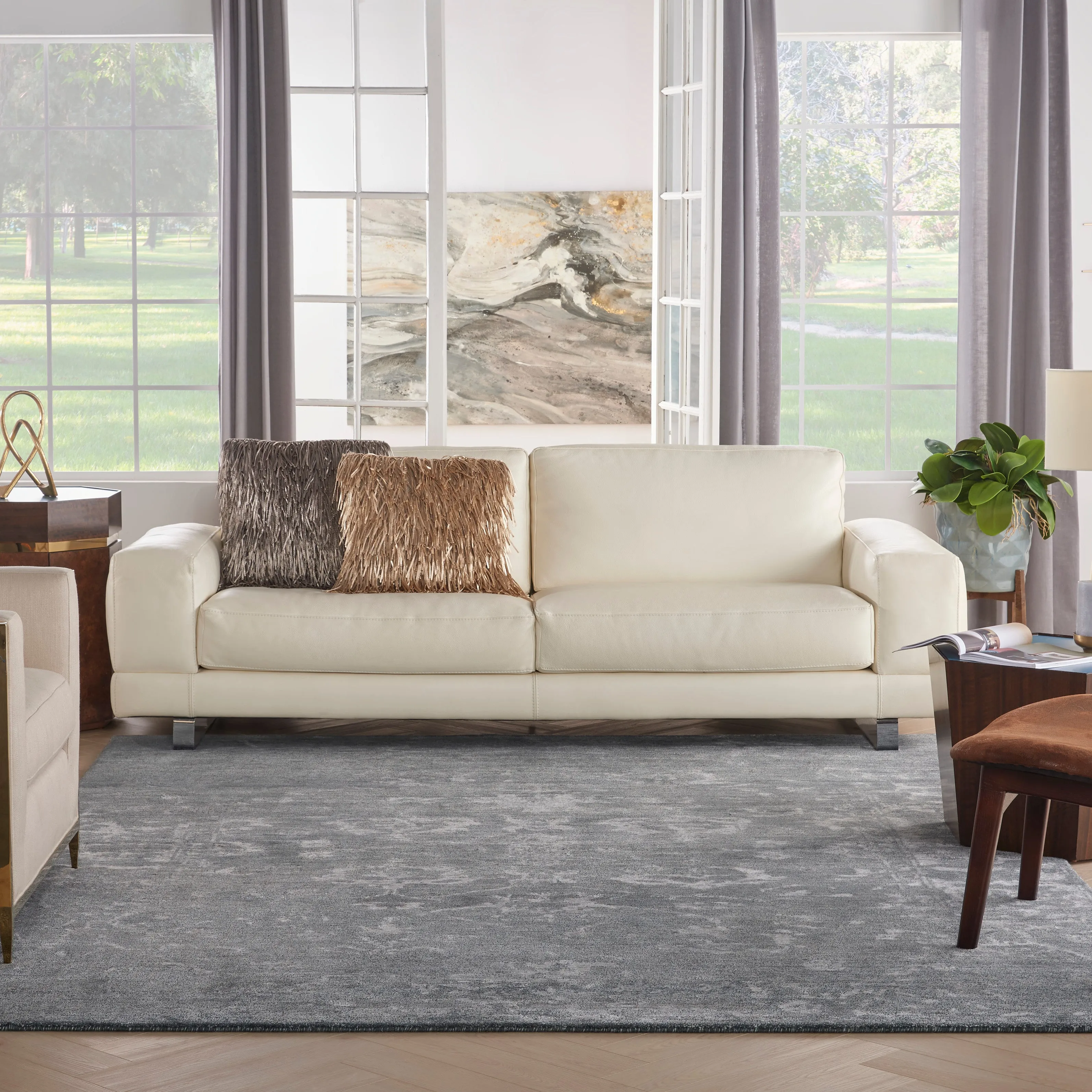 Transitional Essentials Rug - Dark Blue