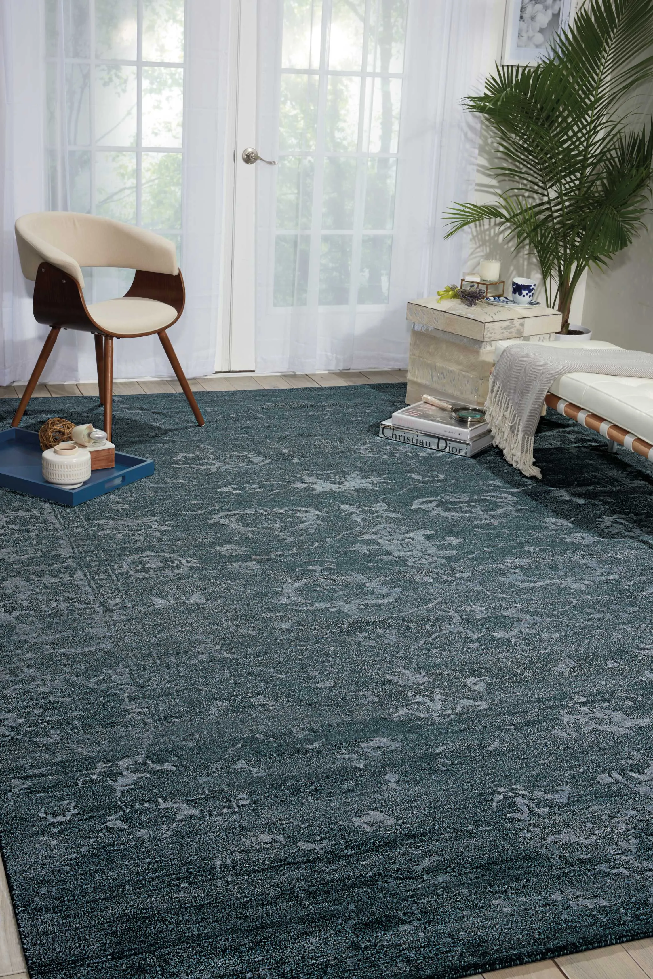 Transitional Essentials Rug - Dark Blue
