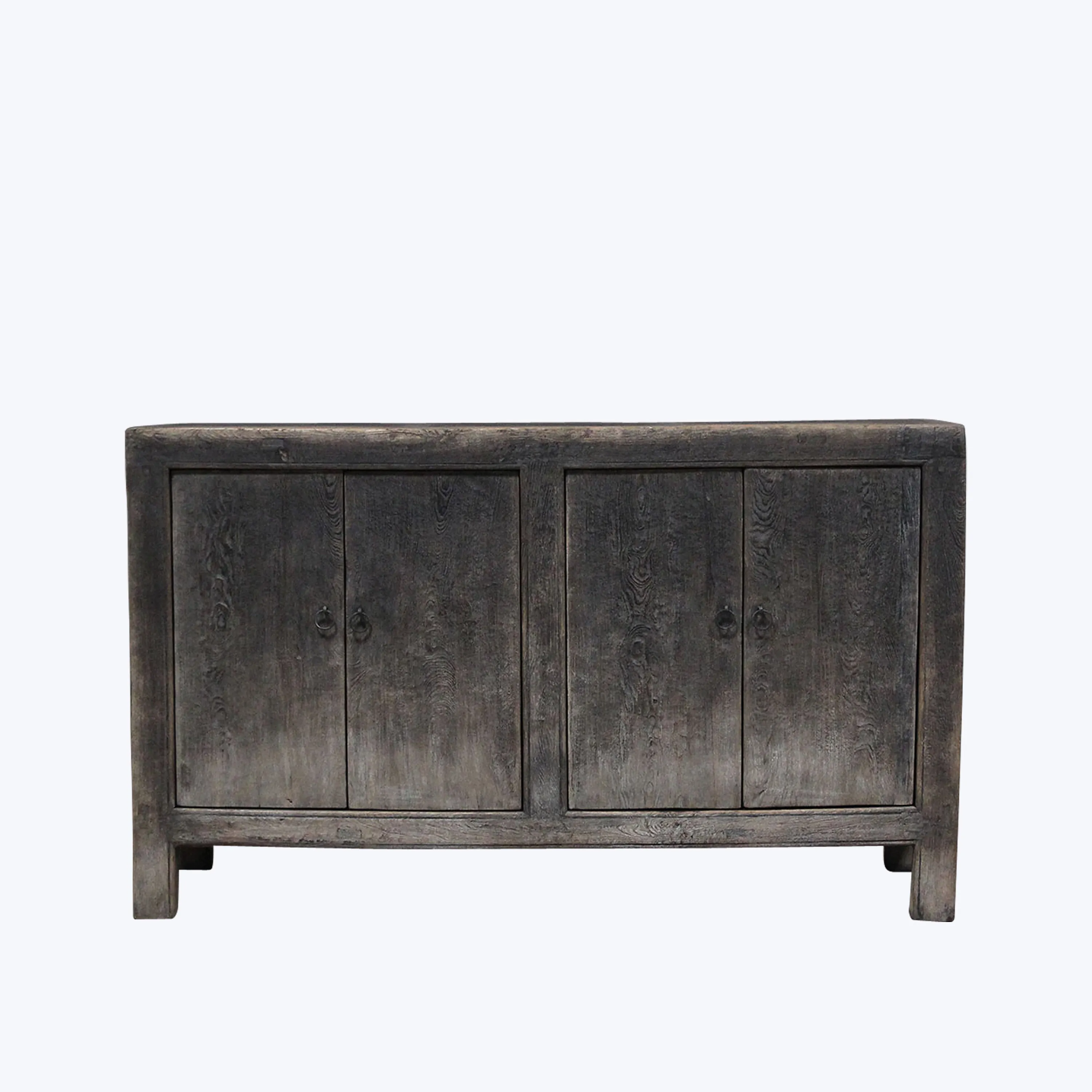 Vintage 4-Door Dark Sideboard
