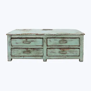 Vintage 4-Drawer Tabletop Desk | Console
