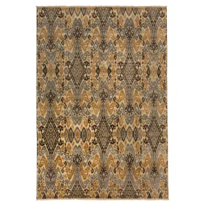 Yellow Modern Wool Rug - 9'1" x 12'2"